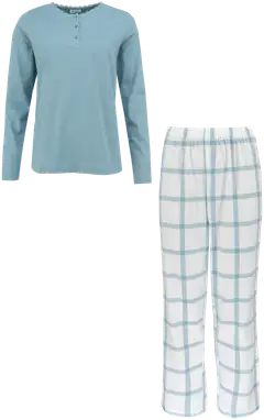 TEX naisten pyjama I997294 - Blue Light - 1