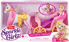 10.5" Princess W/Unicorn & Carriage - 2