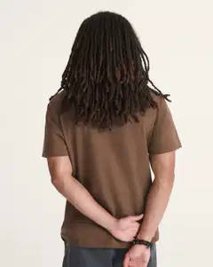 Vans miesten T-paita New Left Chest - Vintage Cocoa - 4