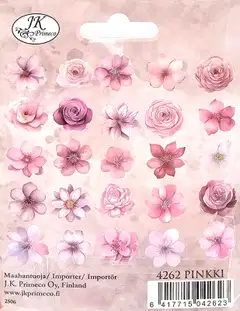 J.K. Primeco tarra Kukat pinkki 25kpl - 2