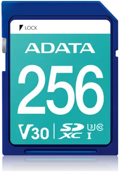 ADATA Premier Pro SDXC -muistikortti, 256 GB - 1