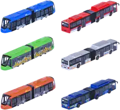 Majorette MAN linja-auto tai Avenio raitiovaunu, 20 cm, metallivalettu, die-cast runko, lajitelma, useita erilaisia, myydään yksittäin - 3