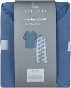 Actuelle naisten pyjama 212A042519 - AOP - 4