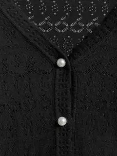 House naisten neuletakki lyhyt 213H262910 - black - 5