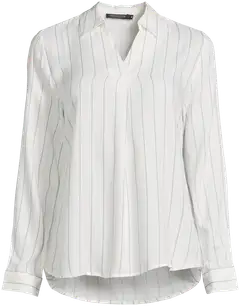 London Fog naisten kangaspusero 228l260502 - Striped - 2