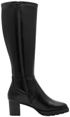 Jana shoes naisten stretchsaapas 25566 - BLACK - 2
