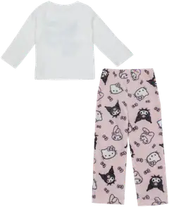 Hello Kitty lasten fleecesetti I985530 - Off white - 2