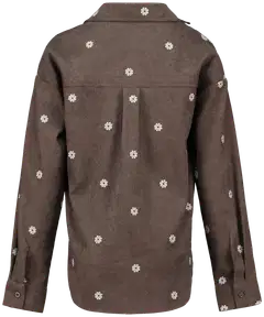 Hailys lasten paitapusero - brown flower - 3