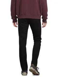 House miesten 5-tasku Dobby-housut 202H292601 - Black - 3