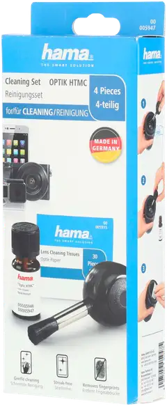 Hama Kameran puhdistussarja Optic HTMC, 4-osainen - 6