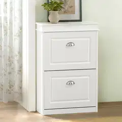 SoBuy kenkäkaappi valkoinen FSR78-W - 5