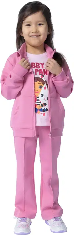 Ciraf lasten scuba leveät housut 25tc261105 - 16-2215tcx cashmere rose - 5