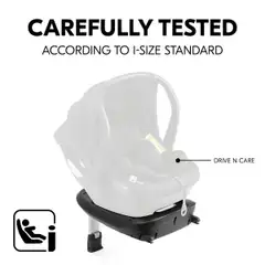 Hauck alusta turvaistuimelle Drive N Care musta - 5
