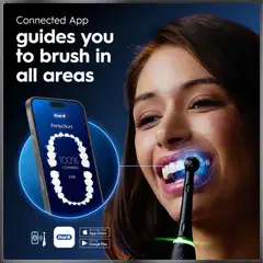 Oral-B iO10 Cosmic Black sähköhammasharja + lataava matkakotelo + hammasharjateline - 5