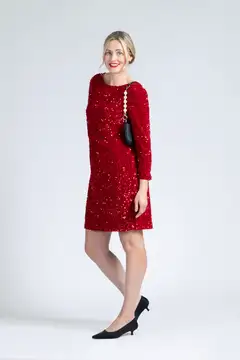 NOW Classic naisten paljettimekko 126261 - Sequins - 6