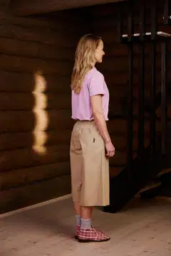 Reino&Aino naisten caprit - BEIGE - 3