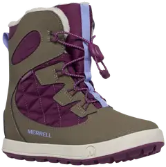 Merrell Snow Bank 4.0 vedenpitävä lasten talvikenkä - TRUFFLE/PLUM COZY - 2