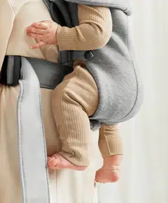 BabyBjörn vauvan kantoreppu mini - 3d jersey, vaaleanharmaa - 10