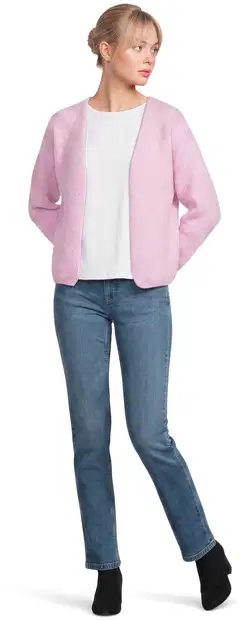 London Fog naisten neuletakki villasekoitetta 213L264002 - pink - 4