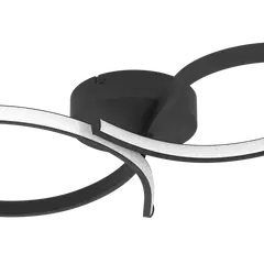 EGLO kattovalaisin Serpins LED 21W musta/valkoinen - 4