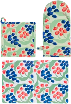 House patalappu Grapes 22x22cm vihreä/sininen/punainen PatternLab - 2