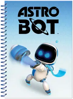 Astro Bot A5 kierremuistikirja displayssa, sis. Tarroja - 1