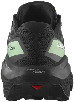 Ultra flow 2  GTX, vedenpitävä juoksukenkä - Black/Black/Patina Green - 4