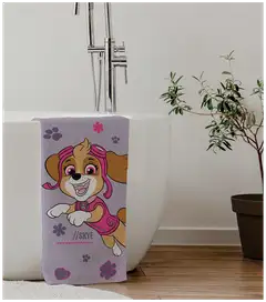 Paw Patrol lasten kylpypyyhe 70x140 cm lila - 2