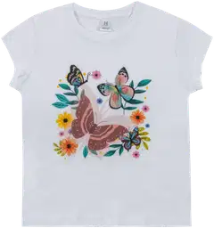 House lasten ribbi-t-paita 23TH172622 - WHITE - 1