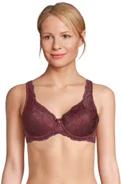 Actuelle naisten topatut kaariliivit Anna 211A332611 - Burgundy - 1