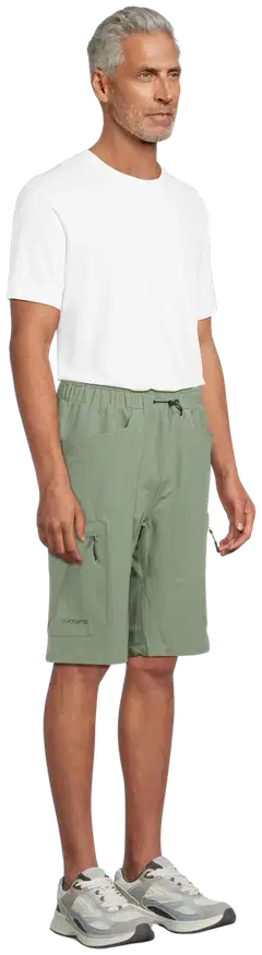 Luode12 miesten retkeilyshortsit loose-fit 204L182654 - Oil Green - 4
