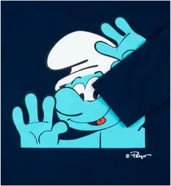 Smurffit lasten pitkähihainen trikoopaita - sininen (t.sin.) - 3
