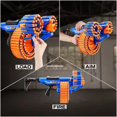 X-Shot vaahtomuoviblasteri Insanity Blitz Hammer - 4