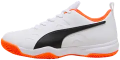 Puma lasten sisäpelikengät Tenaz Jr - Puma White-Puma Black-Orange - 1