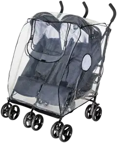 Reer sadesuoja tuplarattaille vierekkäin istuttavat - 5