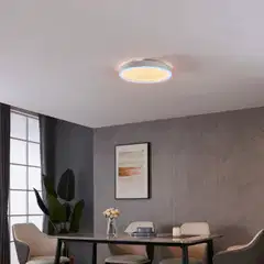 EGLO Plafondi connect.z Montemorelos-z led 17,8W Ø42cm valkoinen, kristalliefekti - 9