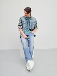 WKLY. miesten t-paita basic oversize 195W042603 - Green - 3