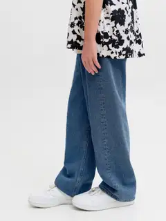 JJ REBEL JUNIOR lasten farkut - Blue denim - 7