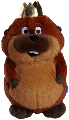 Simba Disney Pixar Operaatio Majava, King George-majava, pehmo, 24 cm - 2