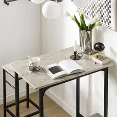 SoBuy baaripöytäsetti harmaa OGT10-HG - 6