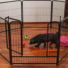 Trekker pentuaitaus Strong 8-paneelia L 100x77 cm musta - 6