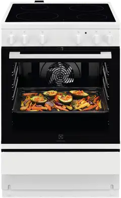 Electrolux 60cm leveä keraaminen lattialiesi LKR64000NW valkoinen - 1