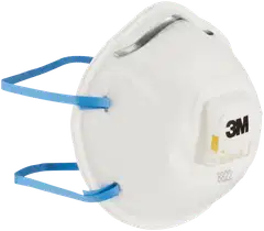 3M™ Cool Flow™ hiukkassuojain 8822, FFP2, venttiili, 3 kpl/pakkaus - 8