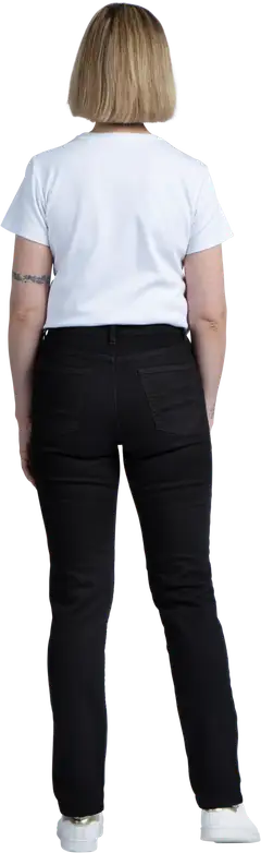 House naisten farkut Straight fit - BLACK WASH - 2