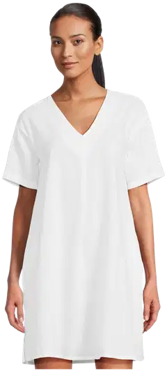 London Fog naisten pellavasekoitetunika 218L261701 - Cloud dancer - 1