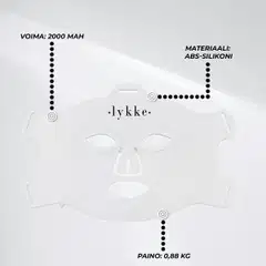 Lykke Punavalolaite Mask LED Pro - 5