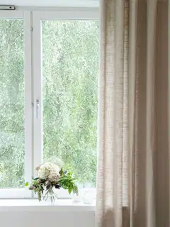 Hasta Lina pellavasekoiteverho, beige - 4