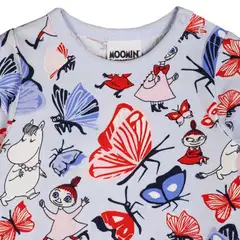 Muumi vauvojen body Perhospuisto 591627 - Vaaleansininen - 2