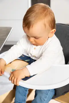 Hauck tarjotin syöttötuoliin Arketa Click Tray valkoinen - 24
