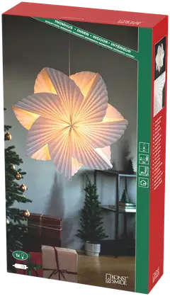 Konstsmide Paperitähti 5949-200, Hyrrä 80Cm Valkoinen, E14 sis. johtosarjan - 4